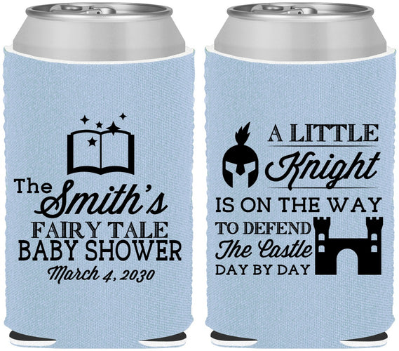 Custom Baby Shower Neoprene Can Coolers - Little Knight | 90175