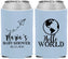 Custom Baby Shower Neoprene Can Coolers - Hello World | 90185