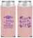 Custom Bridal Shower Neoprene Slim Can Coolers - Here Comes The Bride | 100000