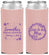 Custom Bridal Shower Neoprene Slim Can Coolers - Soon To Be Mrs | 100004