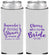 Custom Bridal Shower Neoprene Slim Can Coolers - Cheers To The Bride | 100014