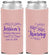 Custom Bridal Shower Neoprene Slim Can Coolers - Sip Sip Hooray | 100016