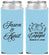 Custom Engagement Neoprene Slim Can Coolers - We Are Engaged | 10003