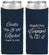 Custom Engagement Neoprene Slim Can Coolers - Happily Ever Engaged | 10004
