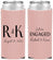 Custom Engagement Neoprene Slim Can Coolers - We Are Engaged | 10011