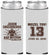 Custom Bar Mitzvah Neoprene Slim Can Coolers - 13th Birthday Football | 110002