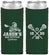 Custom Bar Mitzvah Neoprene Slim Can Coolers - 13th Birthday Lacrosse | 110012