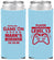 Custom Bar Mitzvah Neoprene Slim Can Coolers - 13th Birthday Video Game | 110013