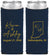 Custom Wedding Neoprene Slim Can Coolers - Indiana | 113