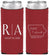 Custom Wedding Neoprene Slim Can Coolers - Iowa | 114