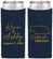 Custom Wedding Neoprene Slim Can Coolers - Nebraska | 126