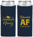 Custom Graduation Neoprene Slim Can Coolers - Class Of 2027 Educated Af | 130016