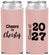 Custom Graduation Neoprene Slim Can Coolers - Class Of 2027 Cheers | 130037
