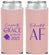 Custom Graduation Neoprene Slim Can Coolers - Class Of 2027 Educated Af | 130040