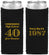 Custom Class Reunion Neoprene Slim Can Coolers - Class Of 1987 40 Year | 140008