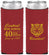 Custom Class Reunion Neoprene Slim Can Coolers - Class Of 1987 40 Year | 140023