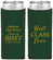 Custom Class Reunion Neoprene Slim Can Coolers - Class Of 2017 10 Year | 140025