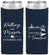 Custom Wedding Neoprene Slim Can Coolers - Connecticut | 156
