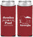 Custom Wedding Neoprene Slim Can Coolers - Georgia | 159