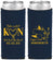 Custom Wedding Neoprene Slim Can Coolers - Massachusetts | 170
