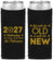 Custom New Years Neoprene Slim Can Coolers - 2027 Out With The Old | 170000