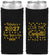 Custom New Years Neoprene Slim Can Coolers - 2027 Nye Confetti | 170012