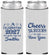 Custom New Years Neoprene Slim Can Coolers - 2027 Cheers | 170023