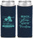 Custom Family Vacation Neoprene Slim Can Coolers - Beach Please | 180004
