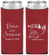 Custom Wedding Neoprene Slim Can Coolers - North Carolina | 182