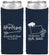 Custom Wedding Neoprene Slim Can Coolers - North Dakota | 183