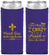 Custom Mardi Gras Neoprene Slim Can Coolers - Fleur De Lis | 190013