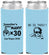 Custom Birthday Neoprene Slim Can Coolers - 30th | 20000