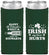 Custom St Patricks Day Neoprene Slim Can Coolers - Irish My Liver Hurts | 200000