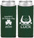 Custom St Patricks Day Neoprene Slim Can Coolers - Clover Irish | 200008