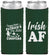 Custom St Patricks Day Neoprene Slim Can Coolers - Irish Af Leprechaun | 200012