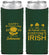 Custom St Patricks Day Neoprene Slim Can Coolers - Irish Leprechaun | 200013
