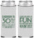 Custom Birthday Neoprene Slim Can Coolers - 30th Three Decades Of Fun | 20020