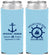 Custom Birthday Neoprene Slim Can Coolers - 45th Nautical | 20023