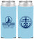Custom Birthday Neoprene Slim Can Coolers - 55th Nautical | 20025