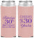 Custom Birthday Neoprene Slim Can Coolers - Cheers To 30 Years | 20041