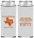 Custom Birthday Neoprene Slim Can Coolers - 50th | 20051