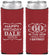 Custom Birthday Neoprene Slim Can Coolers - 60th | 20070