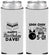 Custom Birthday Neoprene Slim Can Coolers - 50th Bowing | 20071