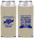 Custom Birthday Neoprene Slim Can Coolers - 40th | 20101
