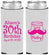 Custom Birthday Neoprene Slim Can Coolers - 30th | 20104