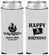 Custom Birthday Neoprene Slim Can Coolers - 60th Pirate | 20106