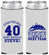 Custom Birthday Neoprene Slim Can Coolers - 40th Over The Hill | 20123