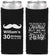Custom Birthday Neoprene Slim Can Coolers - 30th | 20132