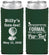 Custom Birthday Neoprene Slim Can Coolers - 40th Golf | 20134