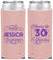 Custom Birthday Neoprene Slim Can Coolers - Cheers To 30 Years | 20142